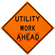 Load image into Gallery viewer, Utility Work Ahead - Changeable Ahead