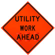 Load image into Gallery viewer, Utility Work Ahead - Changeable Ahead