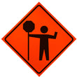 Load image into Gallery viewer, Flagger Paddle - Symbol