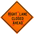 Load image into Gallery viewer, Right Lane Closed Ahead - Changeable Right and Ahead