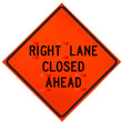 Load image into Gallery viewer, Right Lane Closed Ahead - Changeable Right and Ahead