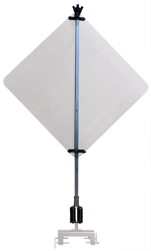 Median Barrier Sign Stand with Springs