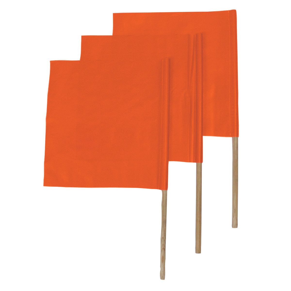 Set of Three Warning Flags MDI Traffic Control Products