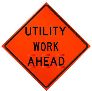 Utility Work Ahead - Changeable Ahead