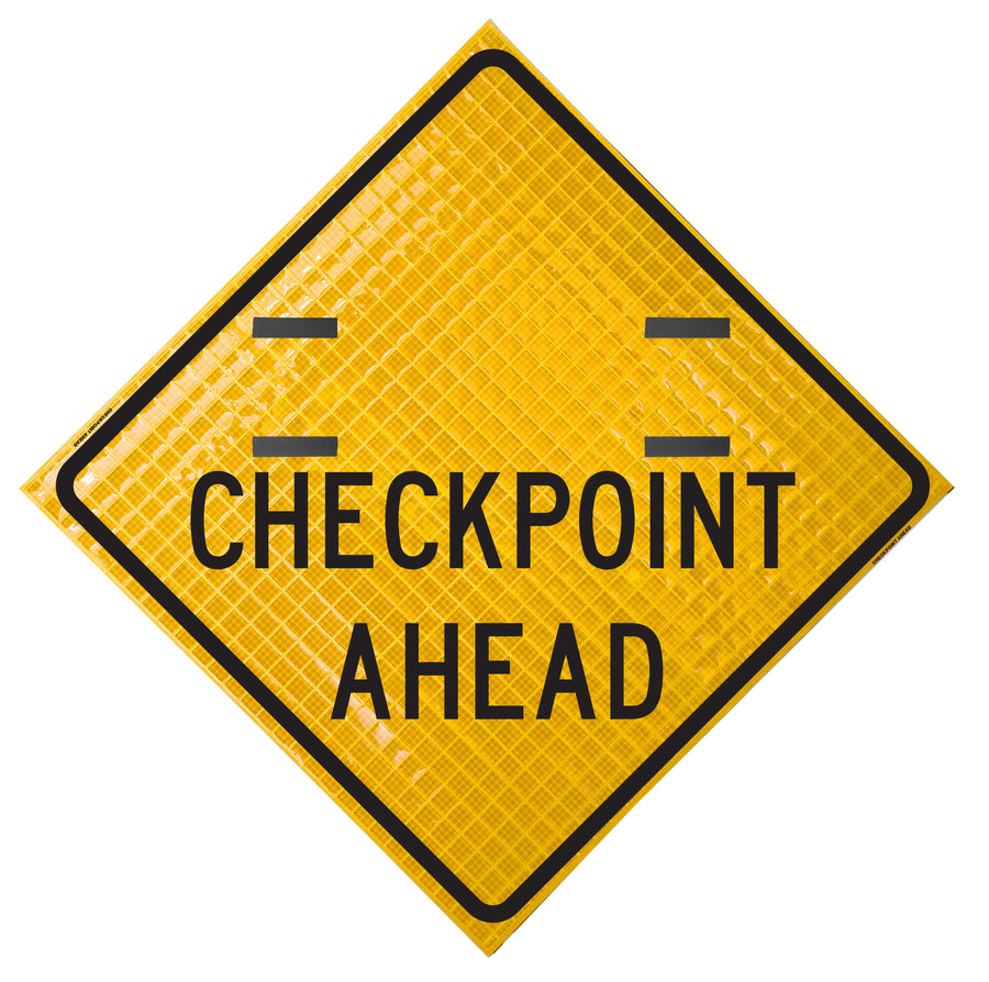 Security Checkpoint Sign